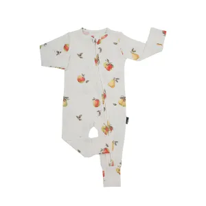 Footless Sleeper with Fold-Over Cuffs - Orchard