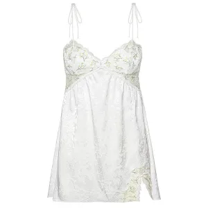 For Love & Lemons Baby's Breath Slip Dress, Ivory