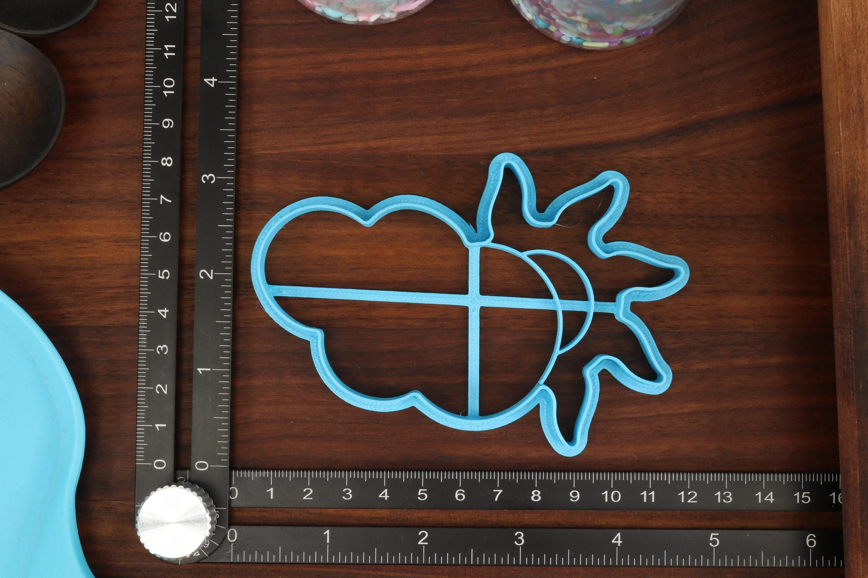 Forecasted Weather Cookie Cutters, Set 1 - Cloudy Overcast, Partly Cloudy, Rainy Skies, Sunny Weather, Thunder Storm Cutters