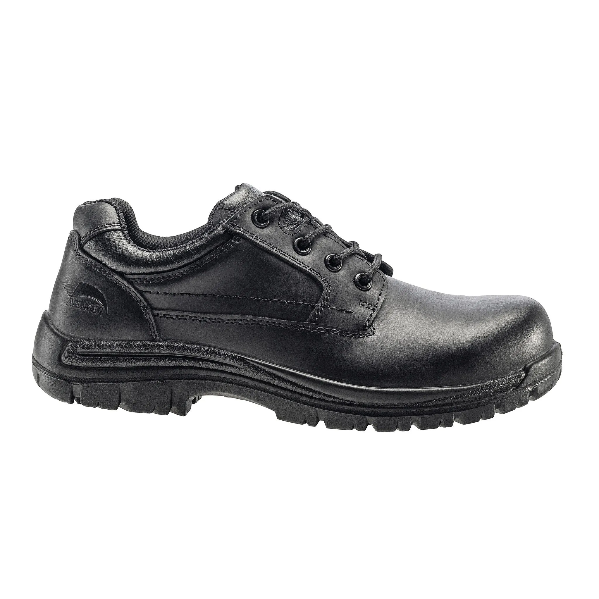 Foreman Black Composite Toe EH Oxford Work Shoe