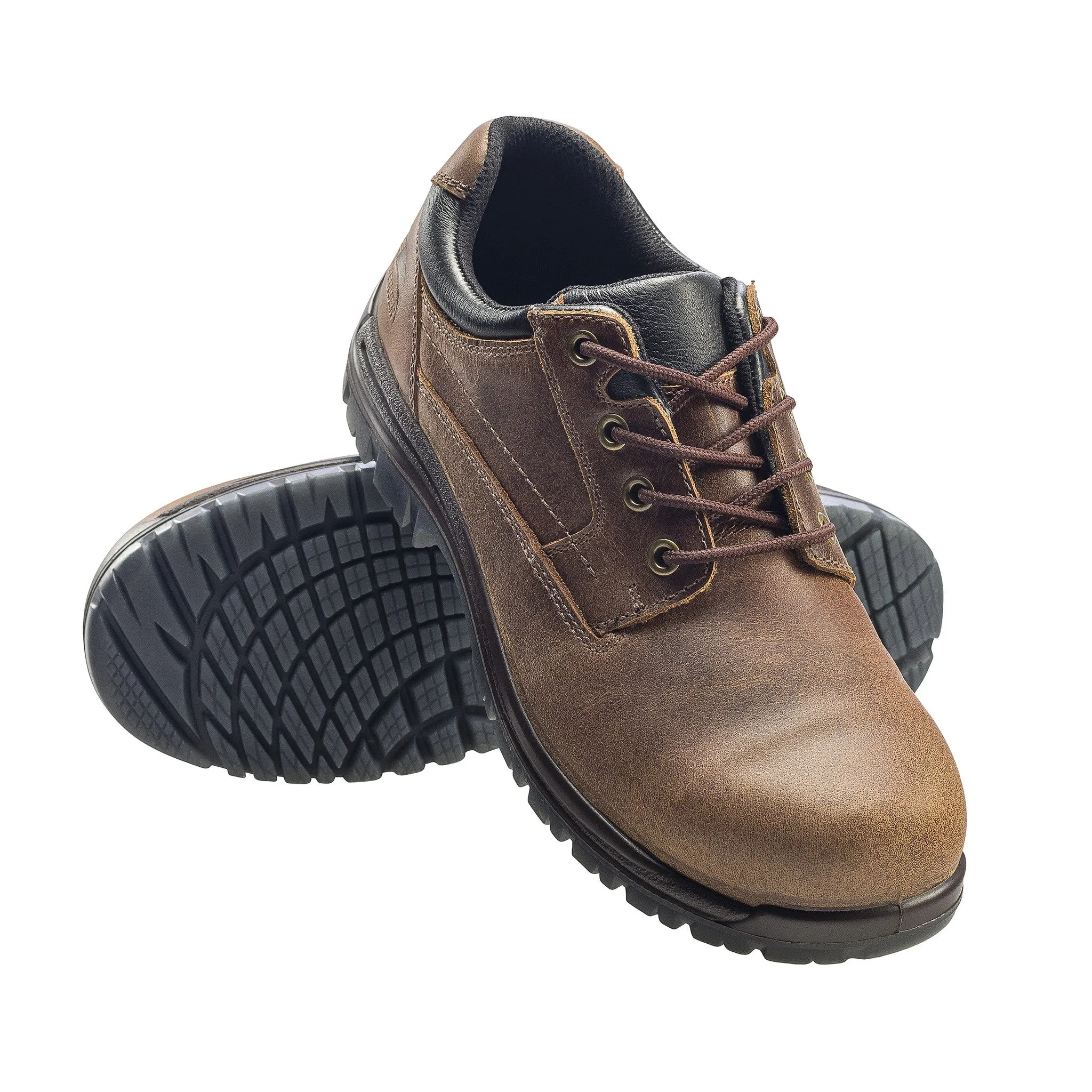 Foreman Brown Composite Toe EH Oxford Work Shoe