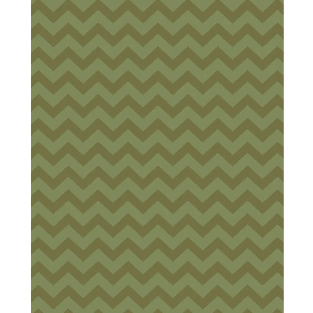 Forest Greens Chevron Printed Backdrop