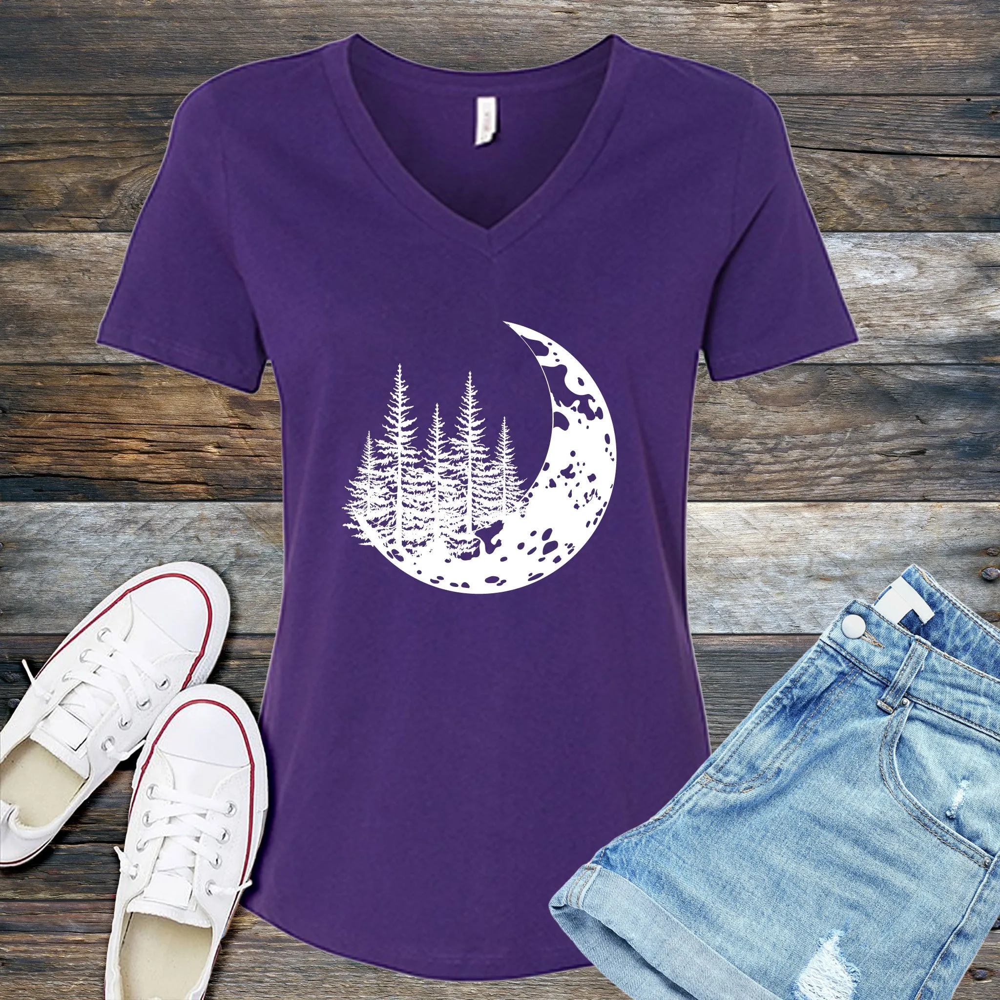 Forest Moon V-Neck