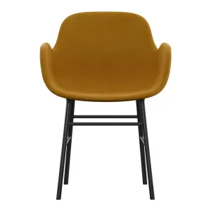 Form Armchair - Metal Legs - Upholstered