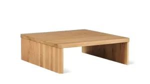 Form Coffee Table, Square, White Oak