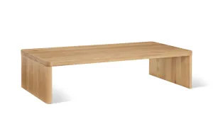 Form Coffee Table, White Oak