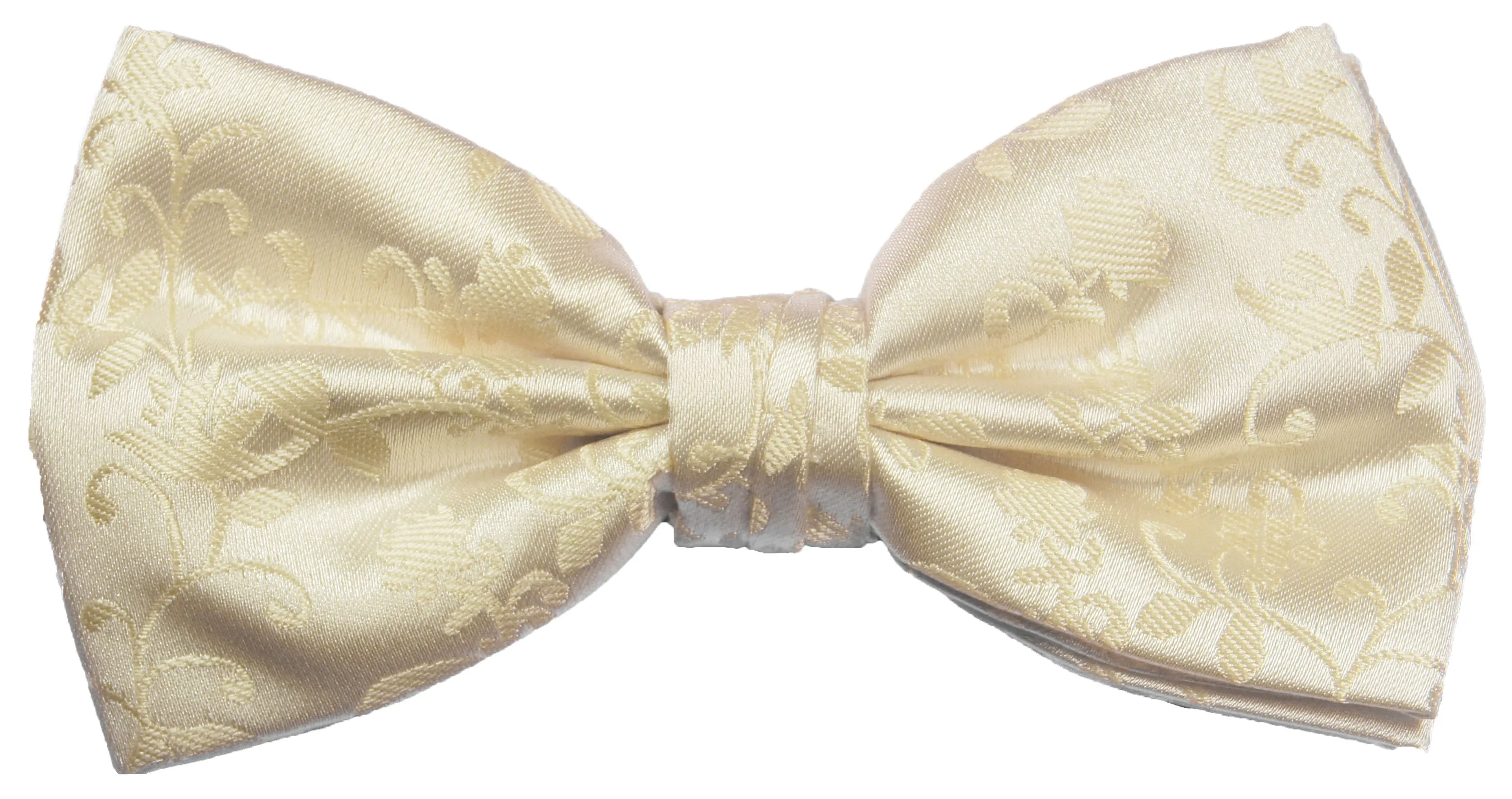 Formal Champagne Vine Men's Bow Tie