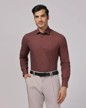 Formal Red Printed Shirt - Lavic