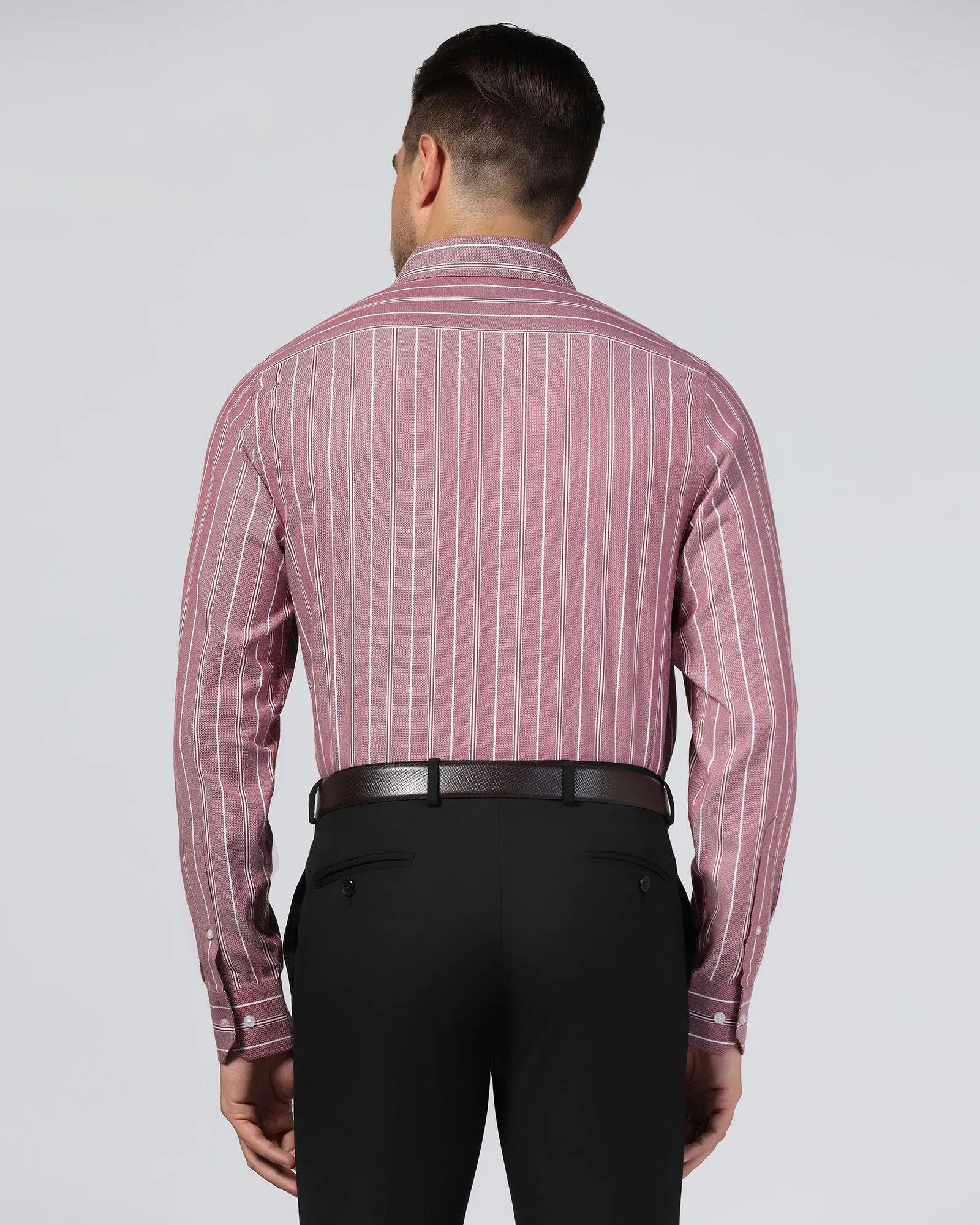 Formal Red Stripe Shirt - Miller