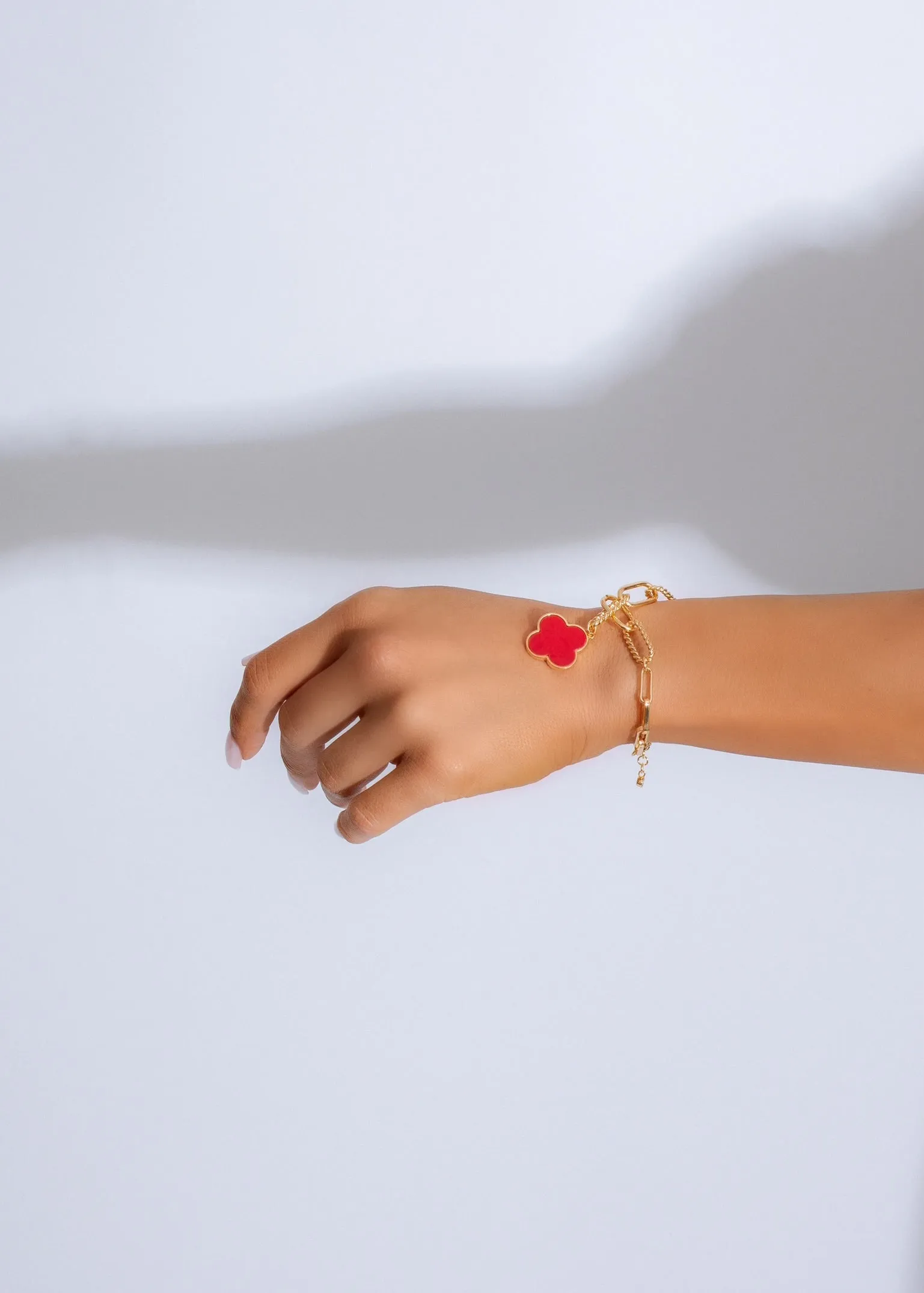 Fortuna Charm Bracelet Red