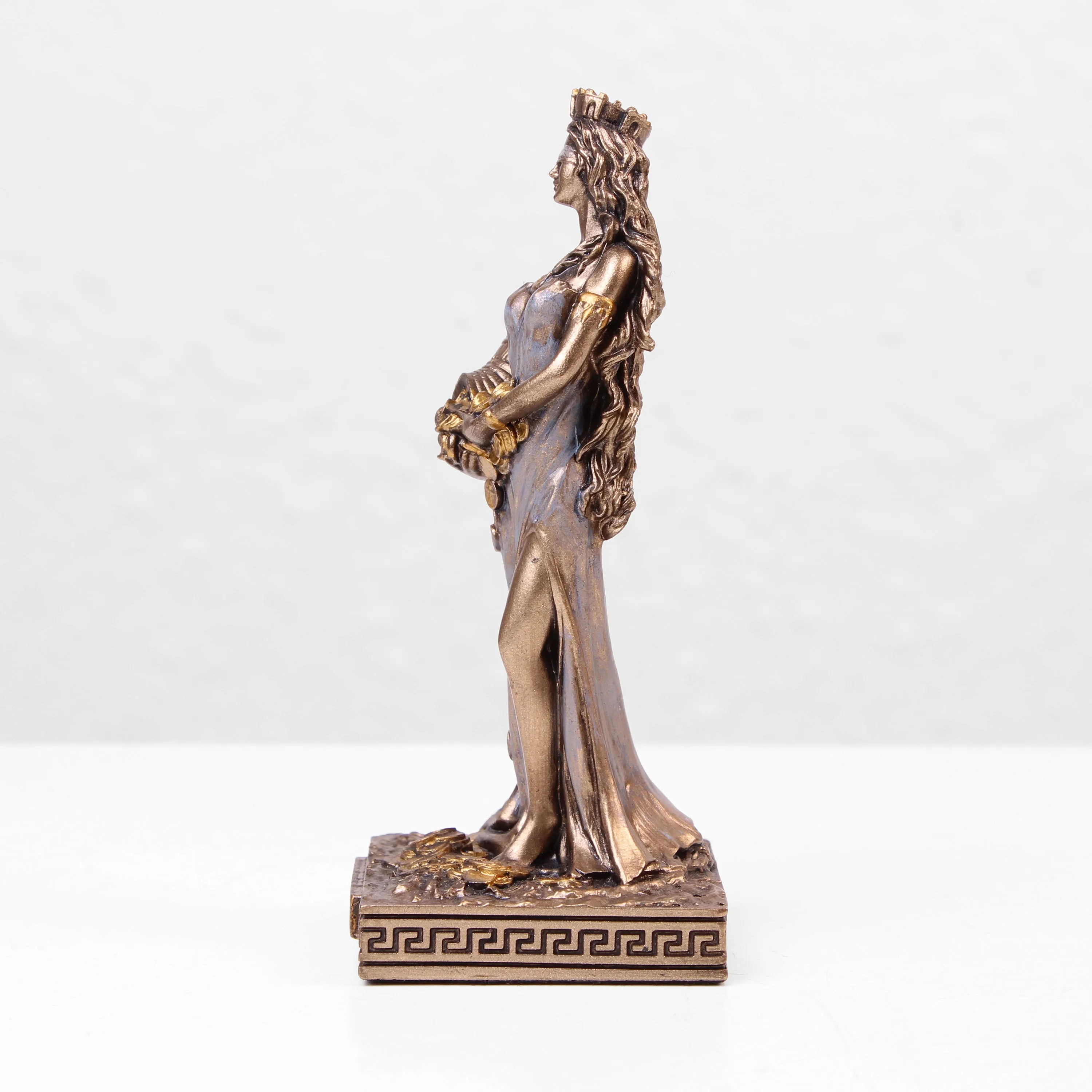 Fortuna Greek Goddess Statue (Cold Cast Bronze Sculpture)