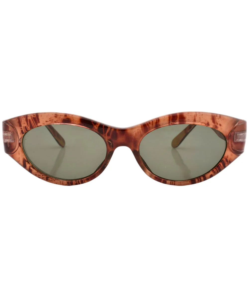 FORTUNE Tan Cat-Eye Sunglasses