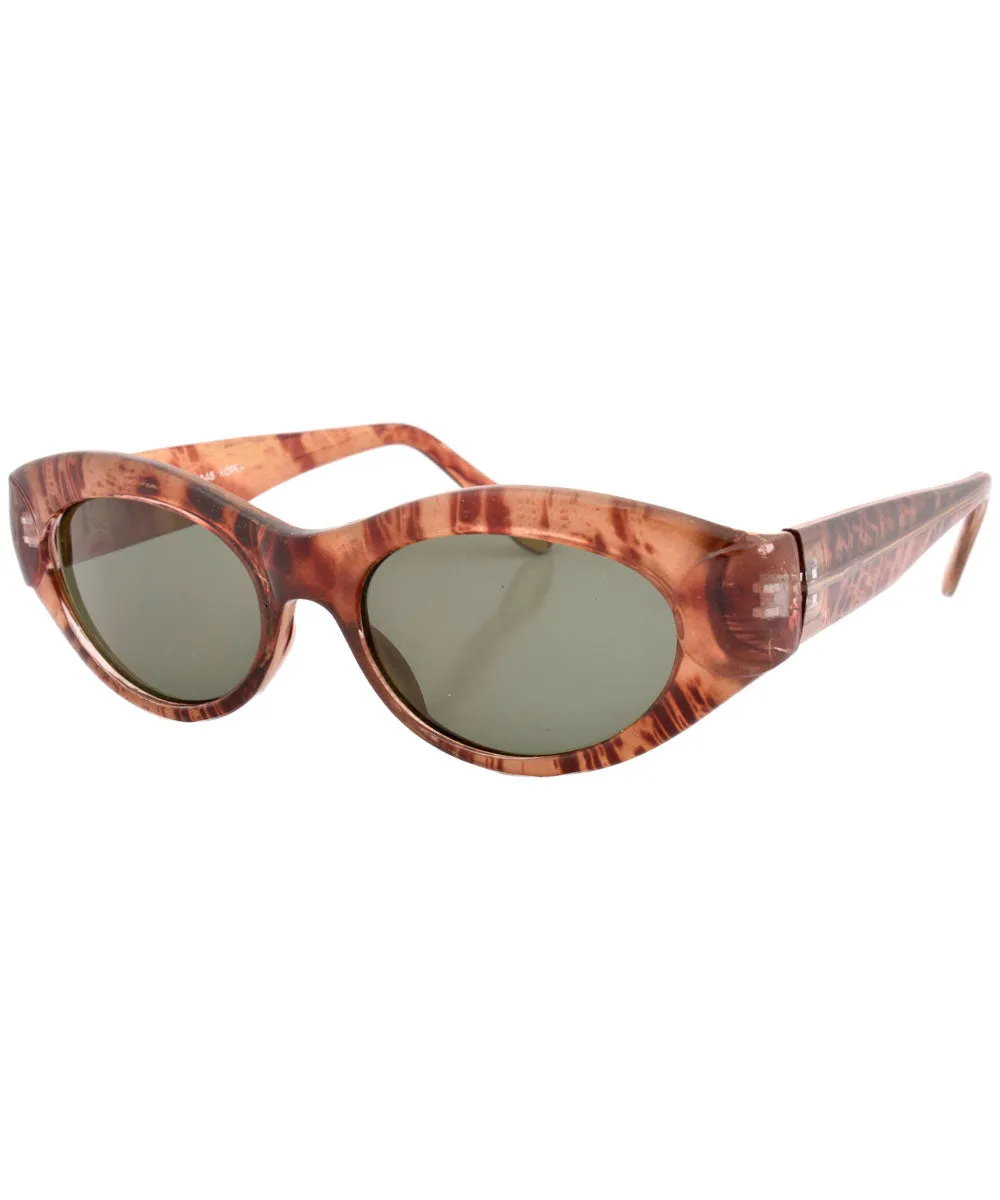 FORTUNE Tan Cat-Eye Sunglasses