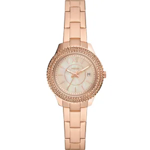 Fossil ES5136 Mini Stella Stone Set Rose Tone Watch