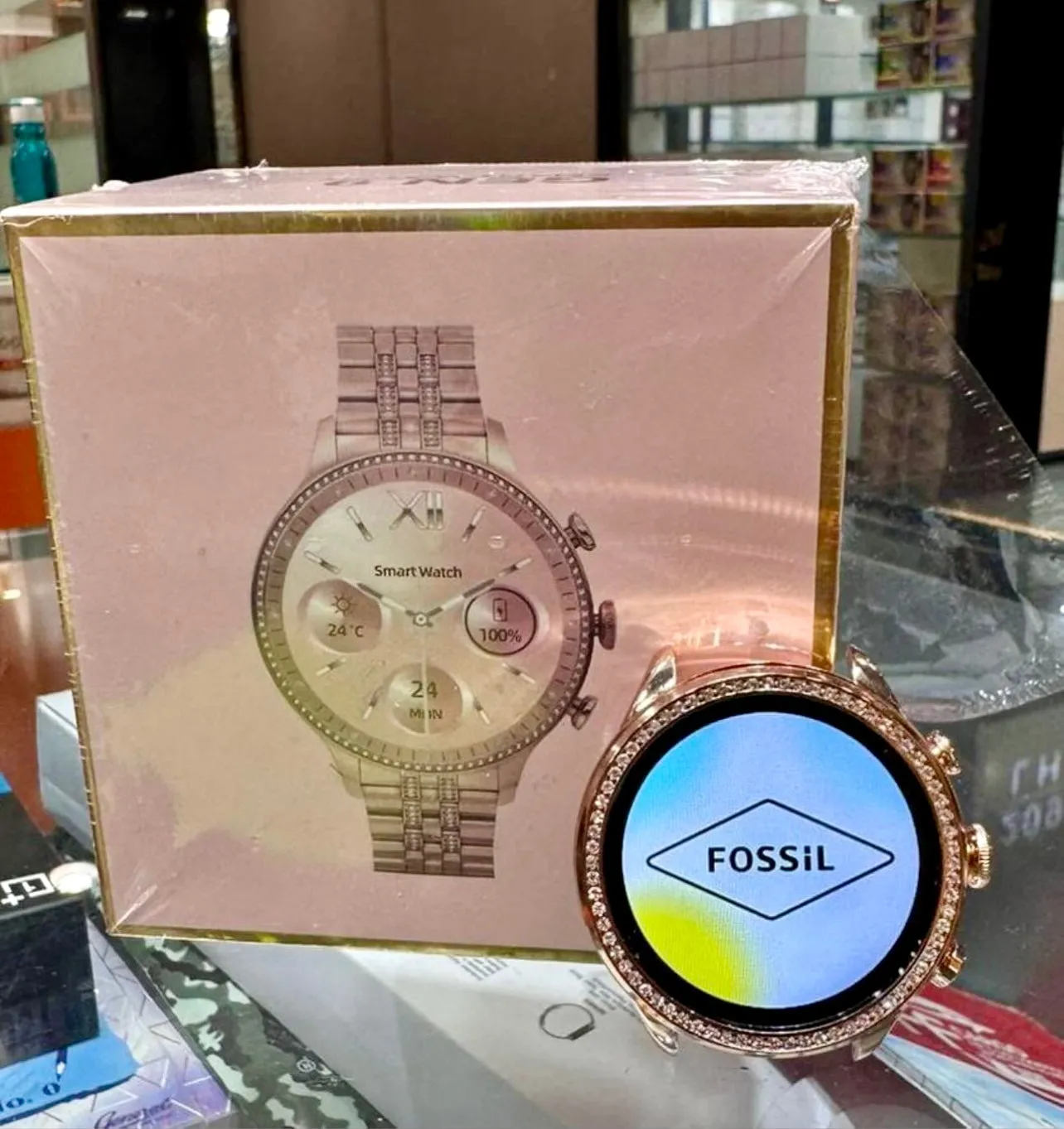 Fossil Gen 9 Smartwatch {Rose Gold Diamond Edition}