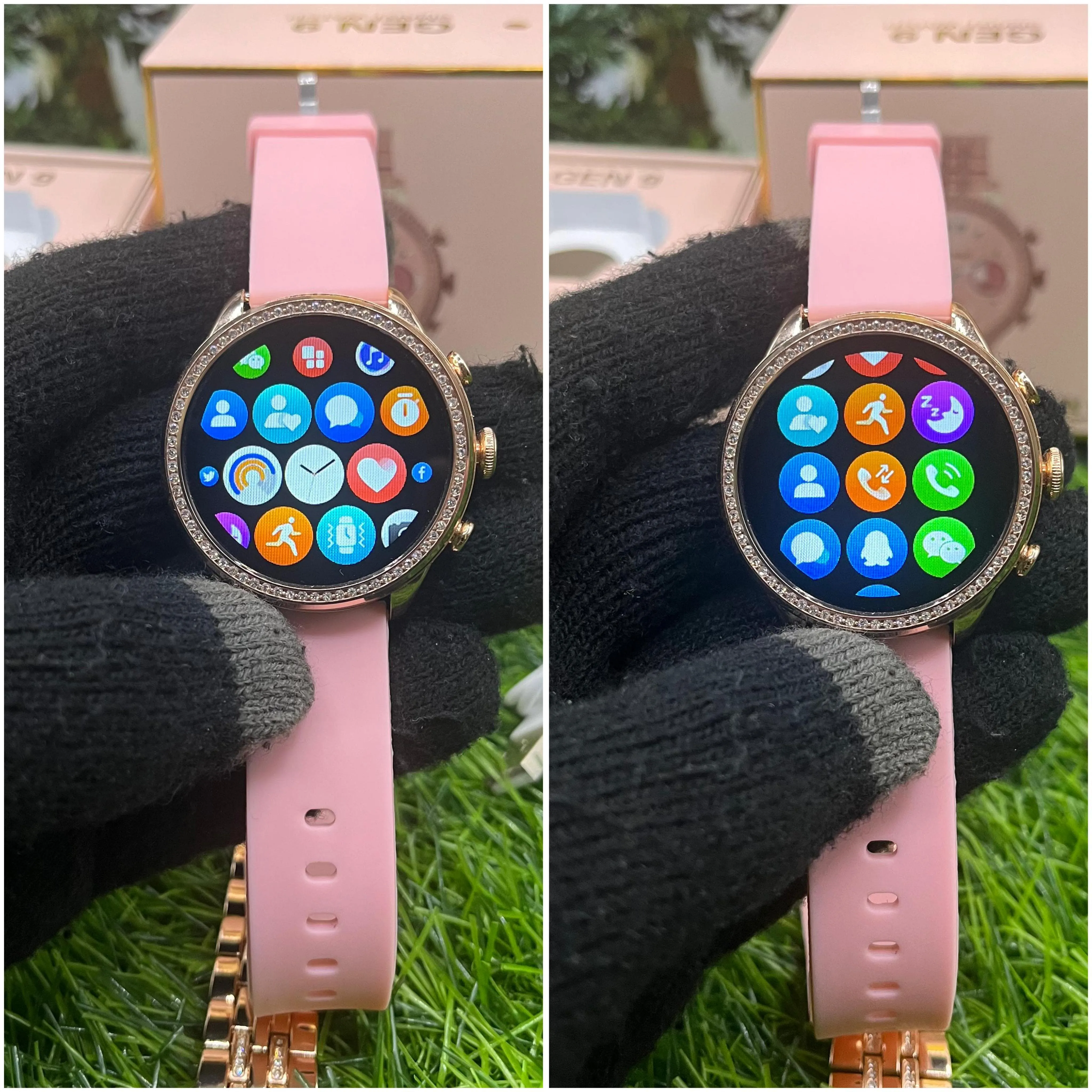 Fossil Gen 9 Smartwatch {Rose Gold Diamond Edition}