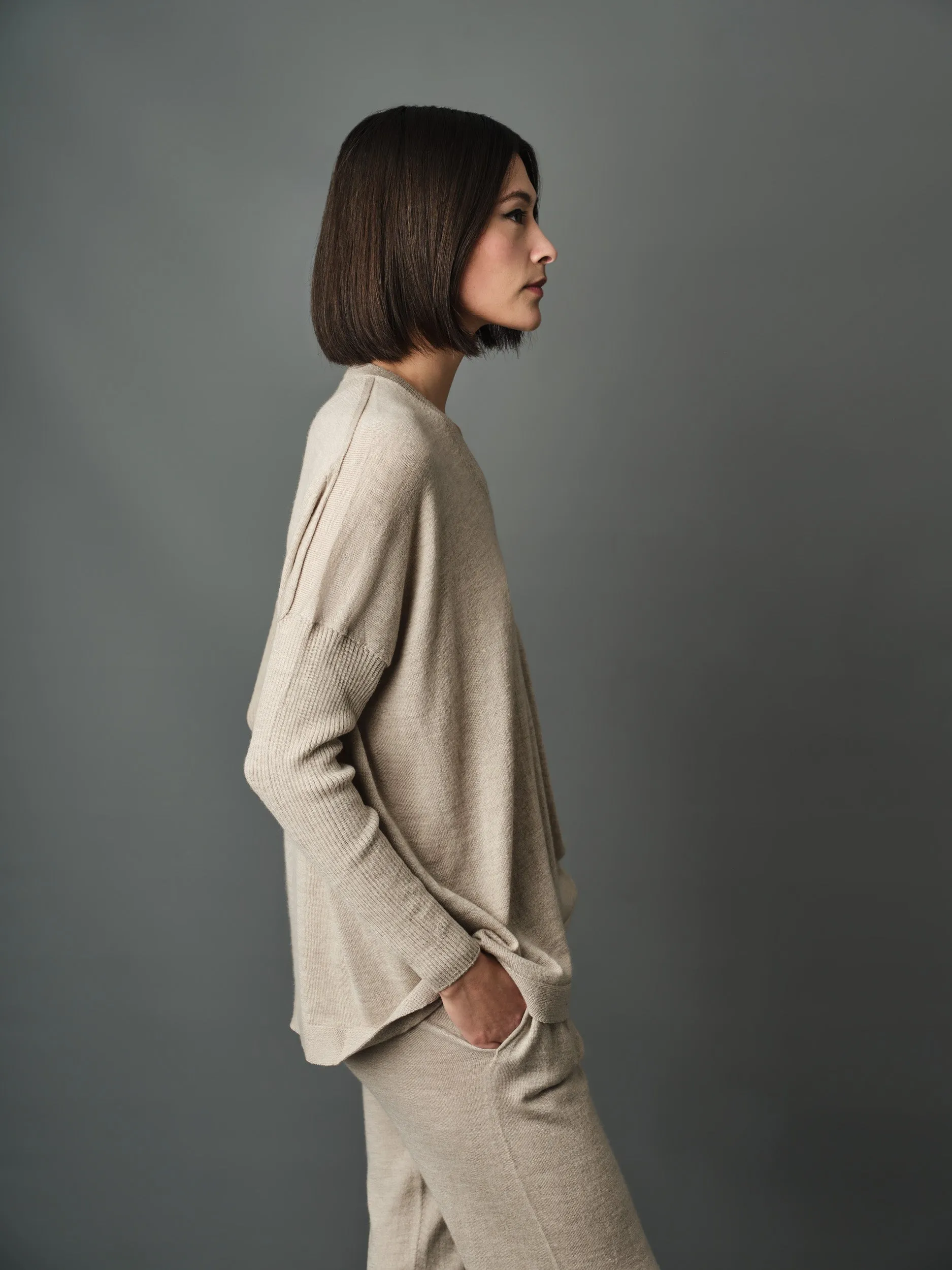 Foster V-Neck Relaxed Sweater