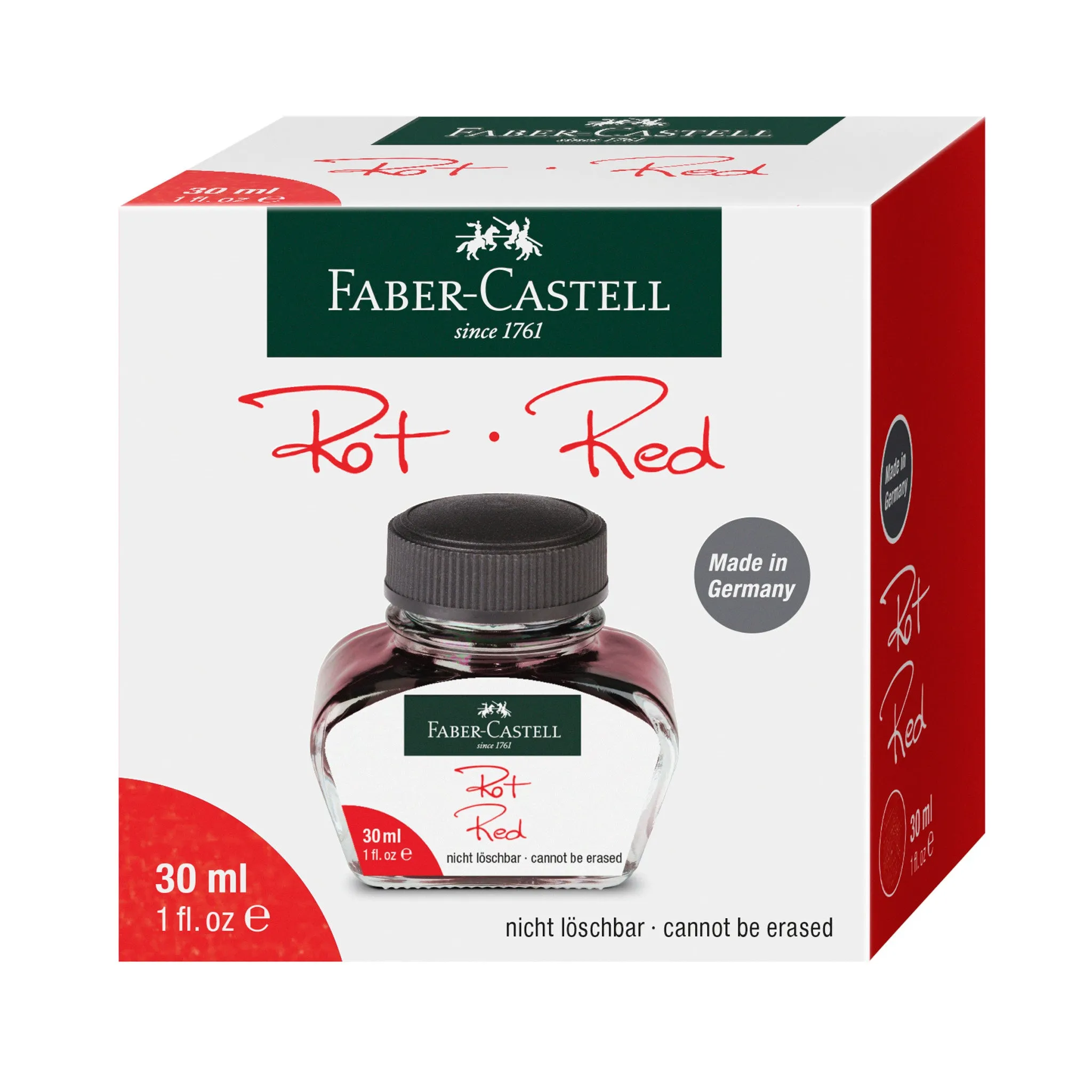 Fountain Pen Ink Bottle 30 ml - Red - #148704