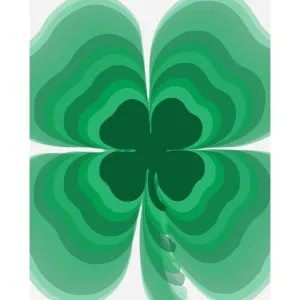 Four Leaf Clover Printed Backdrop