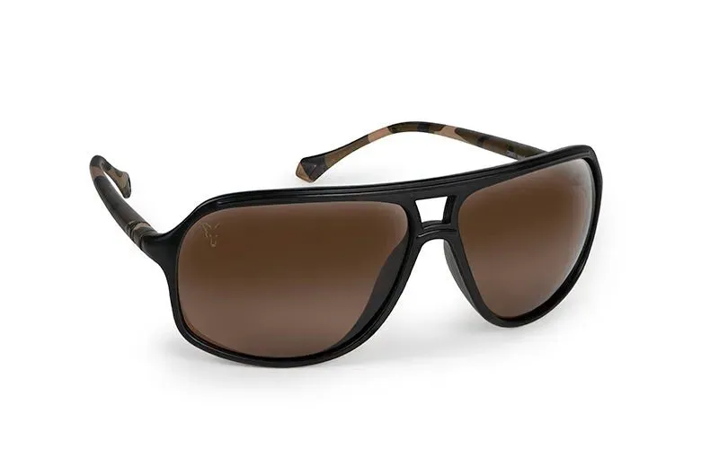 FOX AV8 Black / Camo - Brown Lense Sunglasses