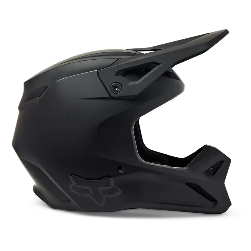 FOX RACING HELMET Youth V1 Matte Black