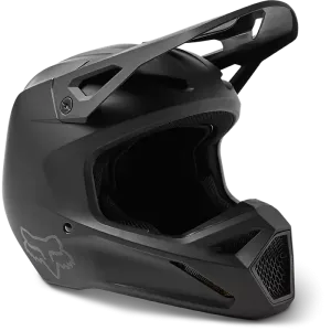 FOX RACING HELMET Youth V1 Matte Black