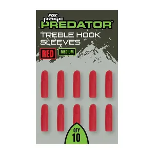 Fox Rage Predator Red Treble Hook Sleeves