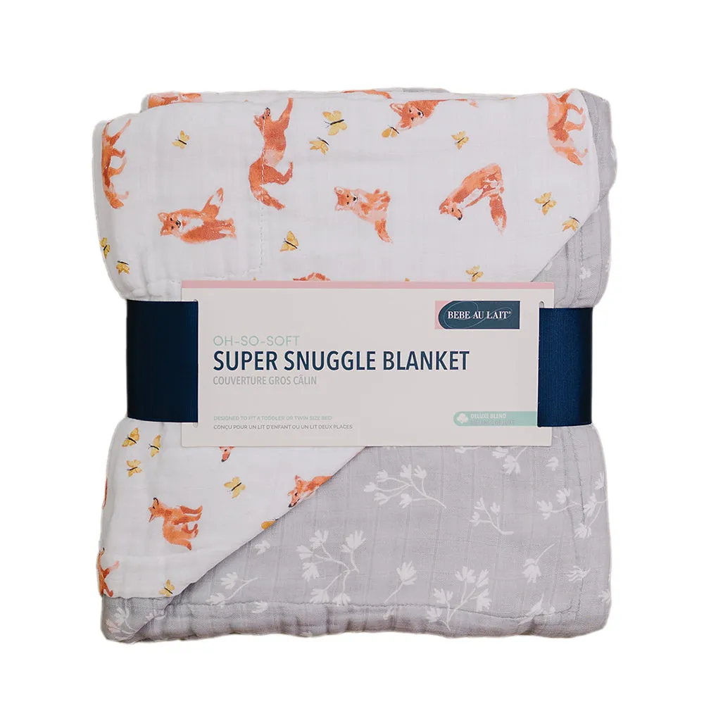 Fox Tales   Prairie Oh So Soft Muslin Super Snuggle Blanket