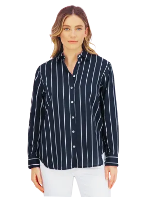 FOXCROFT Boyfriend No Iron Stripe Shirt