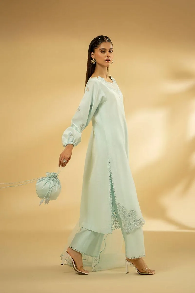 Fozia Khalid - Celestial Serenity - Silk - 3 Piece