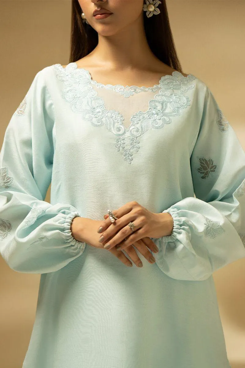 Fozia Khalid - Celestial Serenity - Silk - 3 Piece