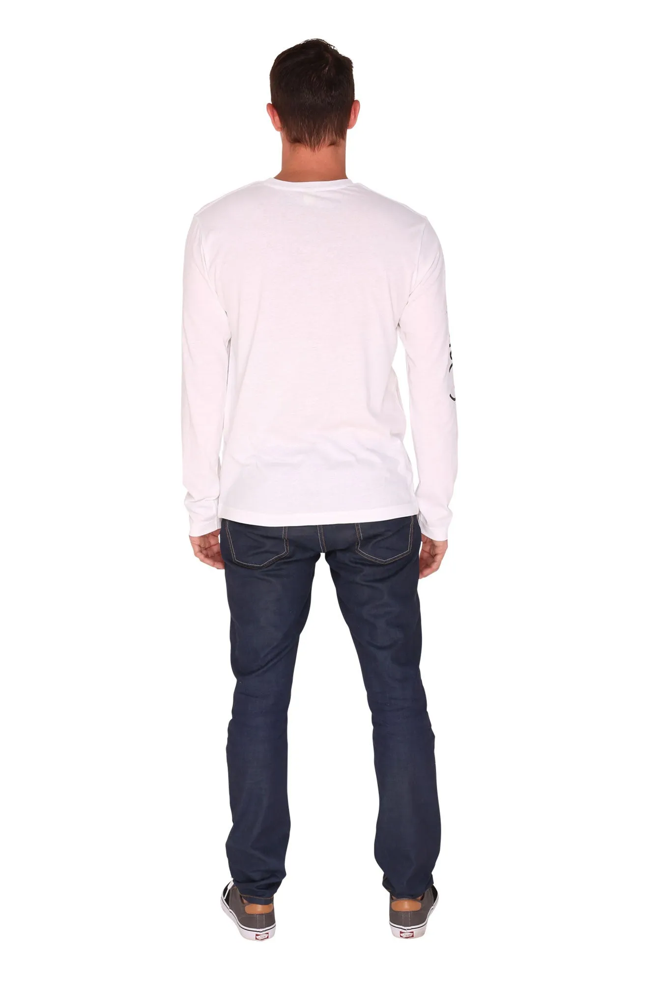 FP fabliving cotton long sleeve tee (white/black)