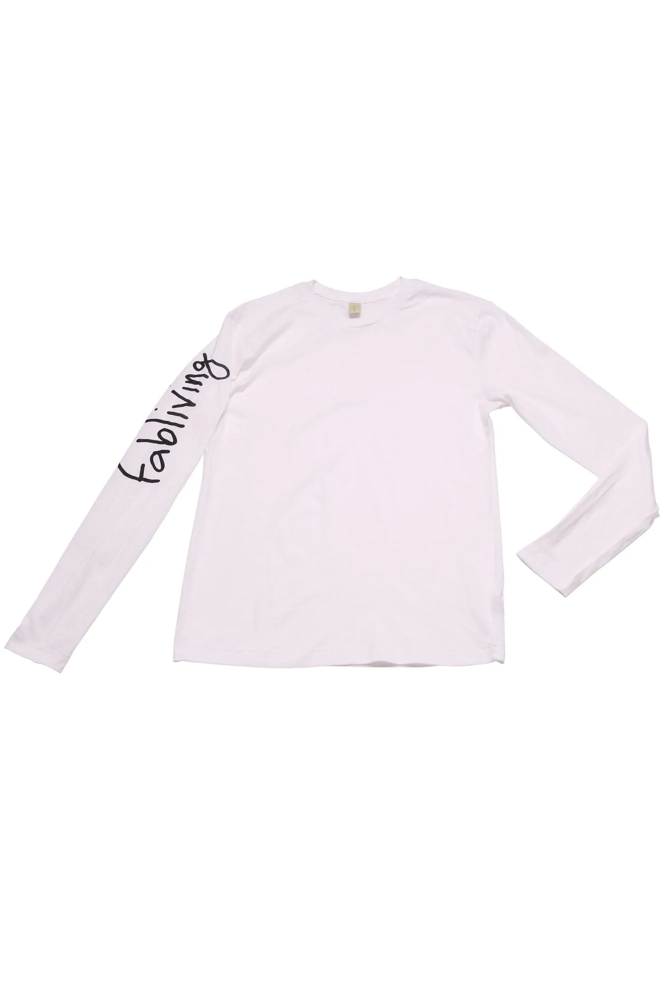 FP fabliving cotton long sleeve tee (white/black)