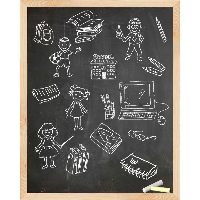 Framed Friends Chalkboard Printed Backdrop