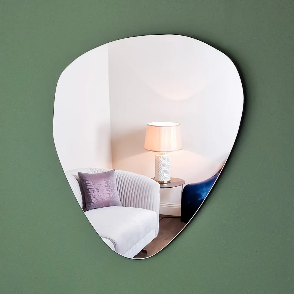 Frameless Cobble Mirror 88 X 76cm