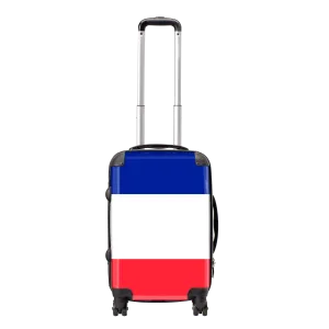 France Flag Luggage