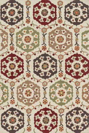 Francesca Rug in Beige & Multi