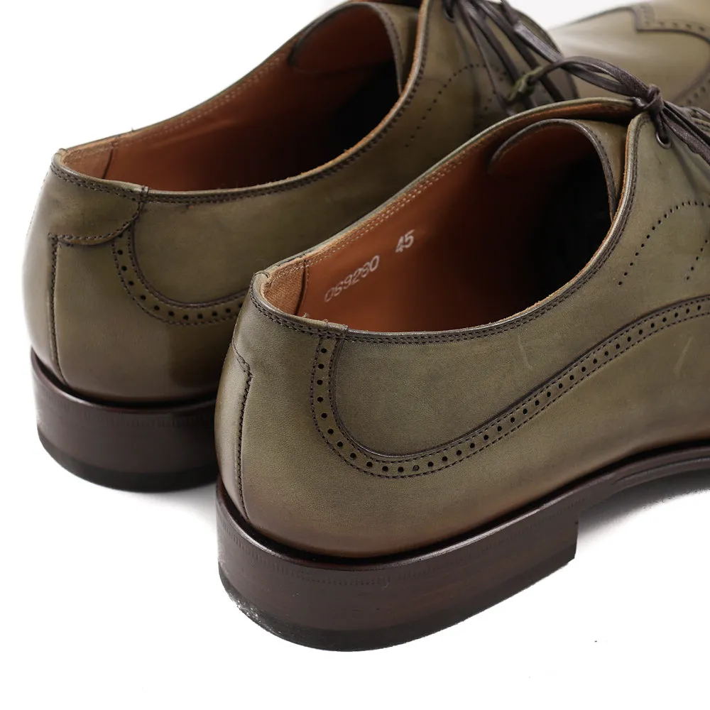 Franceschetti Derby in Antique Olive Green