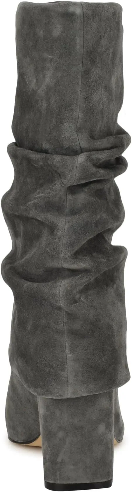 Francis Nine West Boots, Dark Gray Suede