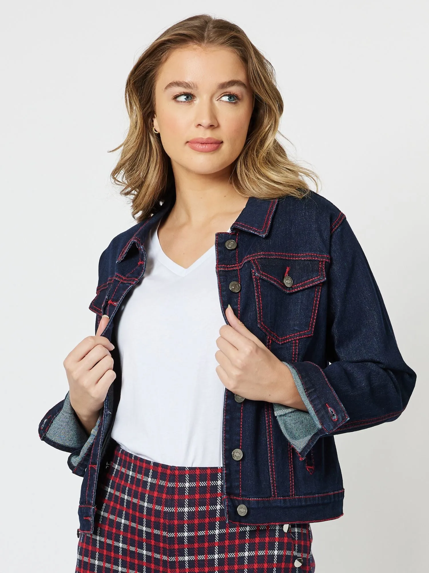 Frankie Denim Jacket - Denim