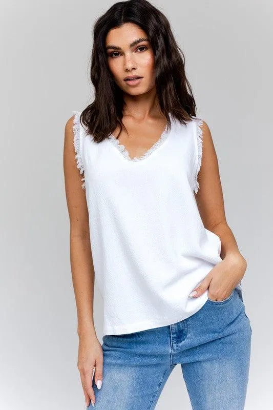 Frankie Frayed Tank Top