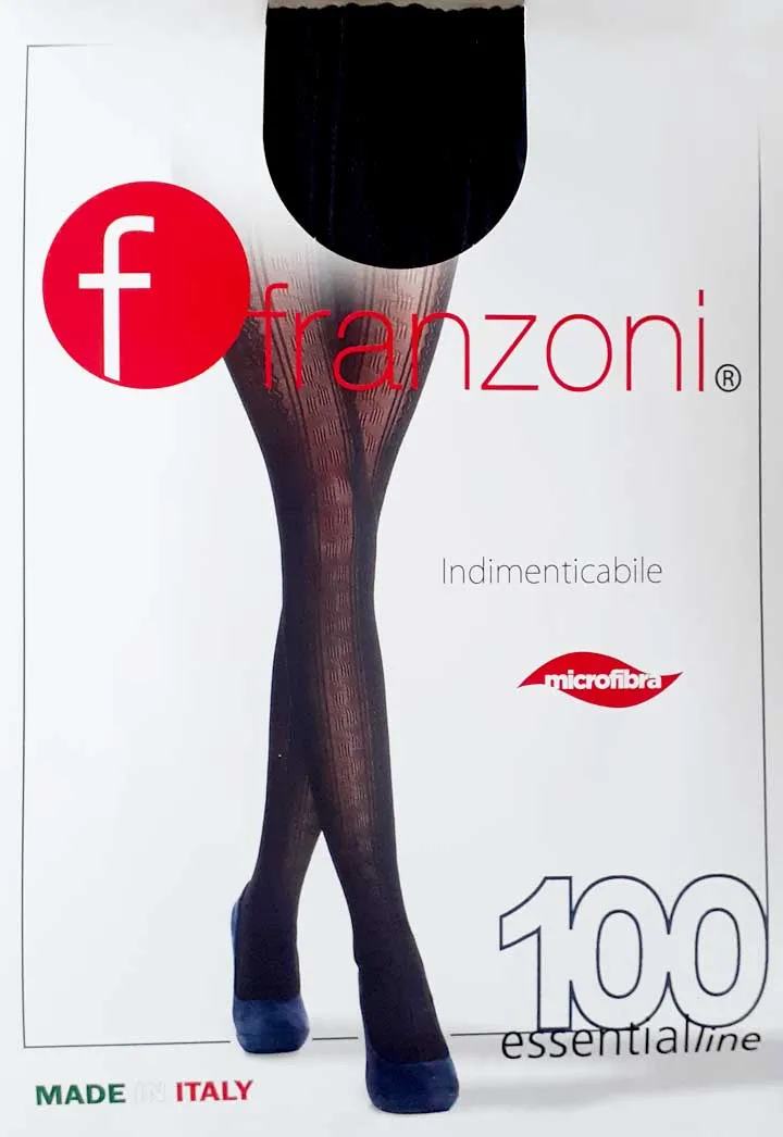 Franzoni Indimenticabile Relief Patterned Opaque Tights