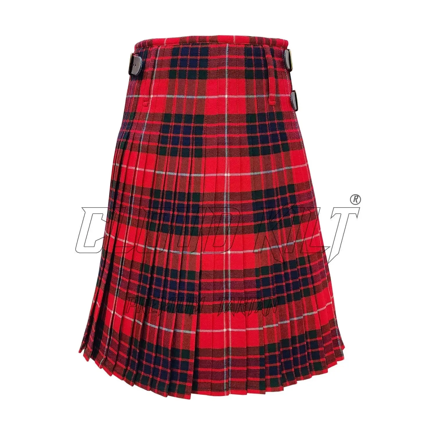 Fraser Red Modern Tartan Kilt