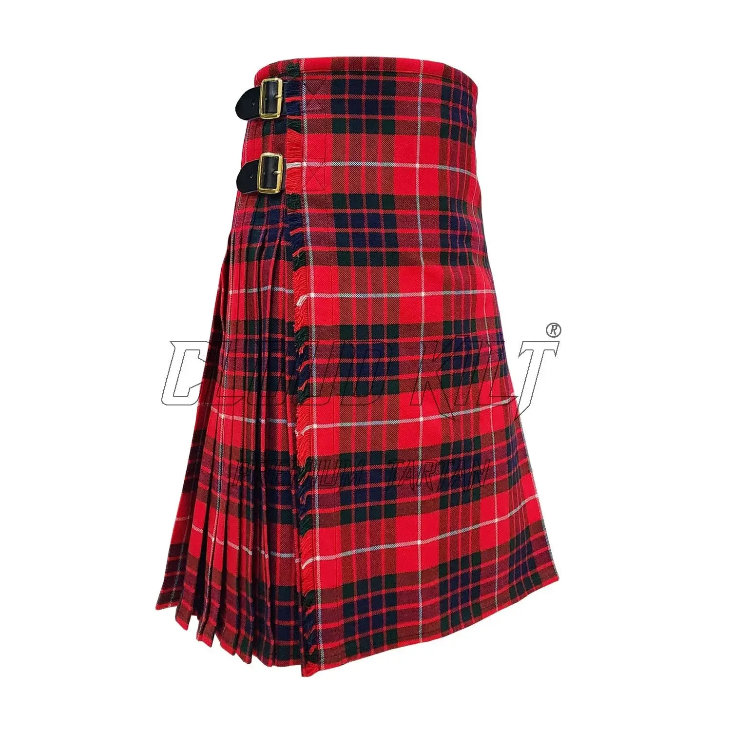 Fraser Red Modern Tartan Kilt