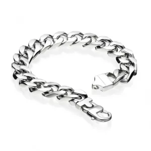 Fred Bennett Stainless Steel Curb Bracelet B3896