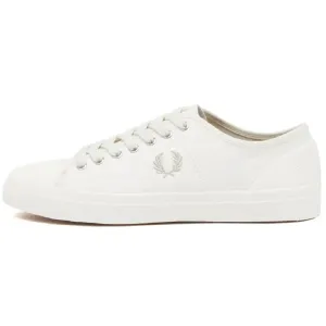 Fred Perry Hughes Low Canvas Sneakers, white