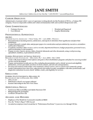 Free Elegant Resume Templates in Microsoft Word Format