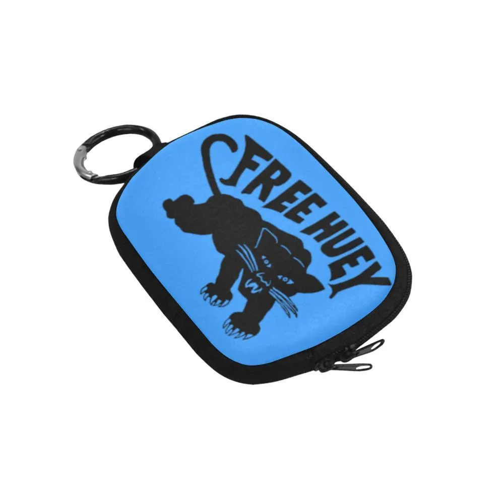 Free Huey Black Panther Flag Coin Purse