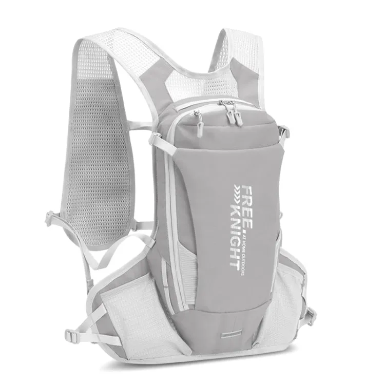 FREE KNIGHT FK0218 12L Cycling Water Bag Vest Hiking Water Supply Equipment Backpack(Light Grey)