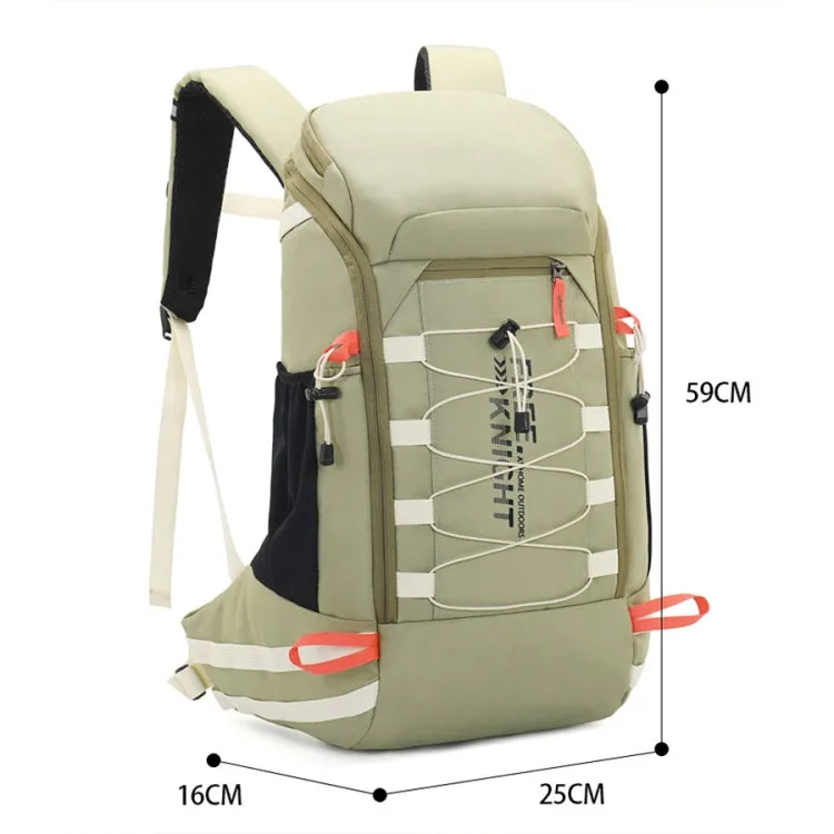 Free Knight FK0398 40L Outdoor Hiking Waterproof Backpack with Rain Cover(Light Gray)